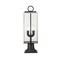 Z-Lite Sana 2 Light Outdoor Pier Mounted Fixture, Black And Seedy 592PHMR-533PM-BK - alternate 2
